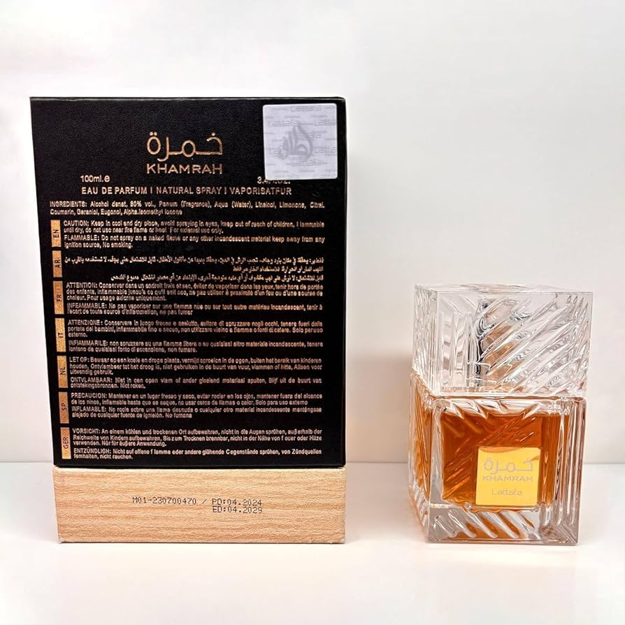 Amazon | 中東アラビアンドバイ香水メLattafa KHAMRAH ンズ 貿易